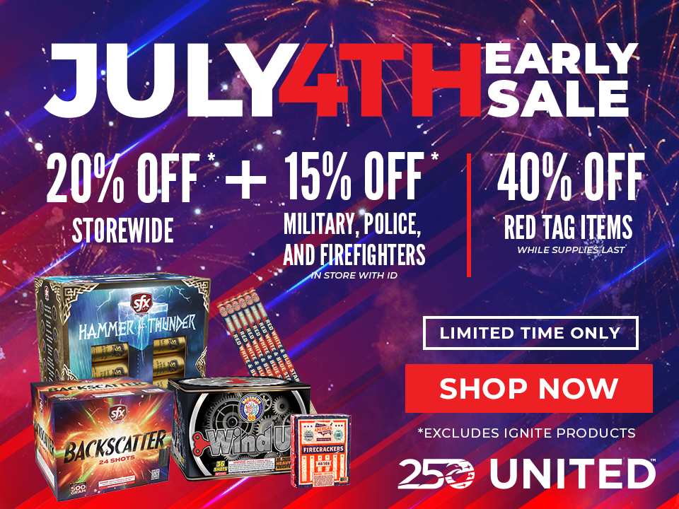 Shop Our July 4th Early Sale!